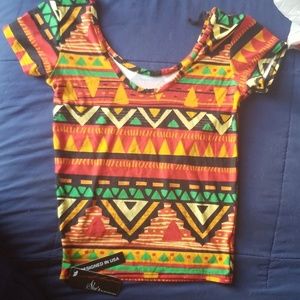 Tribal Crop top
